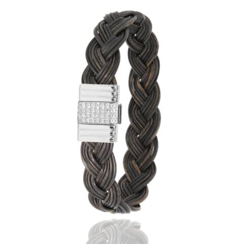 Pilansberg Platinum Braided Bracelet