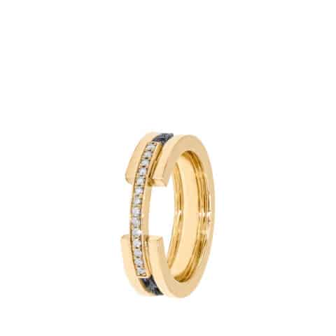 Men's Nhutlwa Gold and Diamond Ring