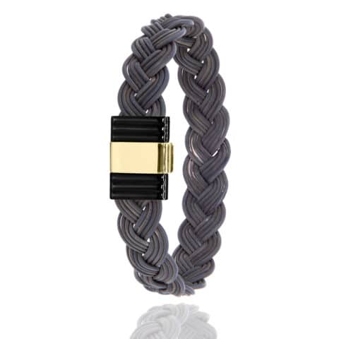 Bracelet Ncandu Noir Tressé