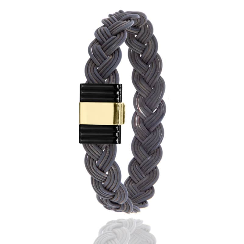 Bracelet Ncandu Noir Tressé