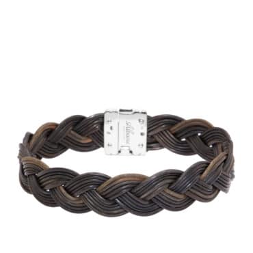 Bracelet Leadwood Tressé Platine – Image 2